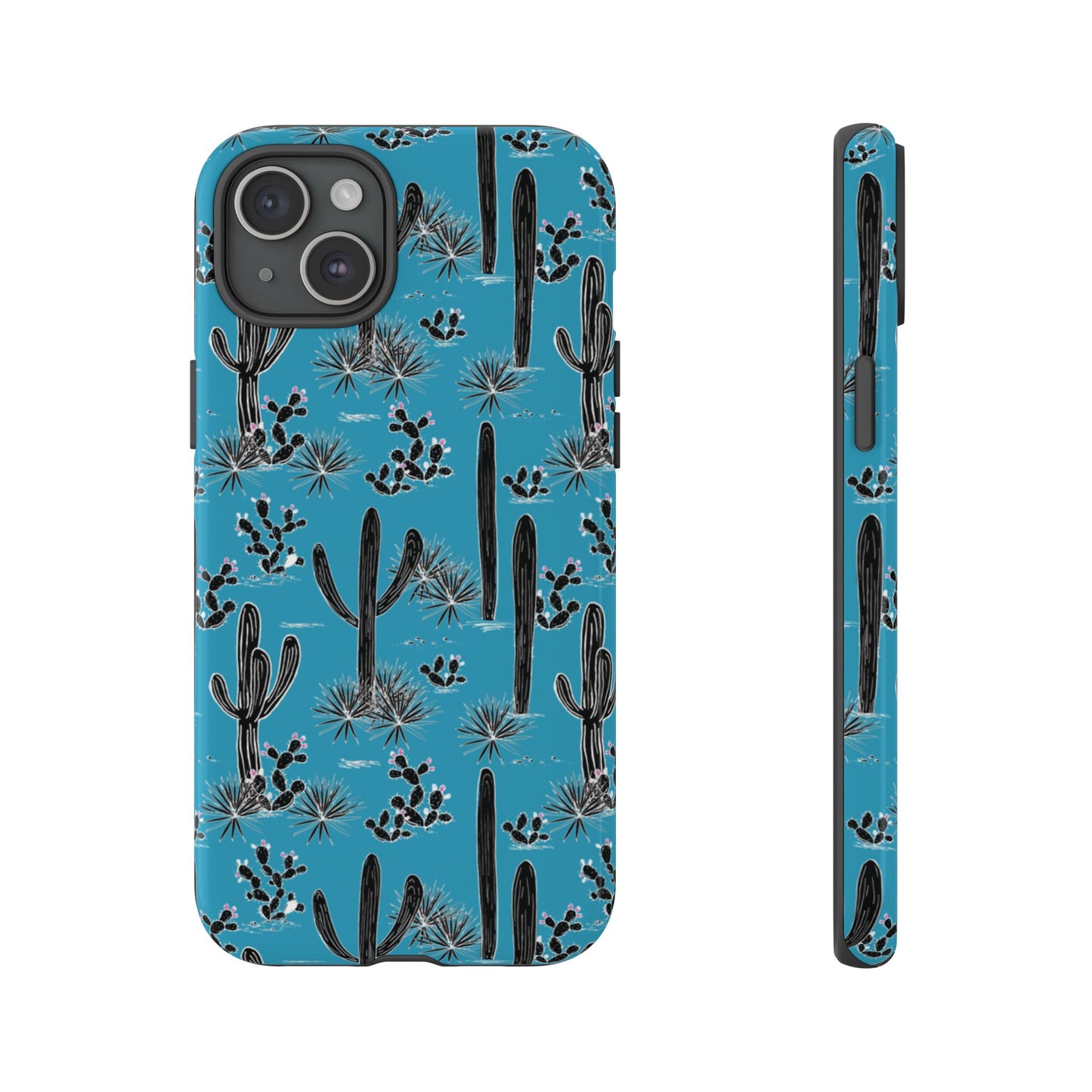 Turquoise Cactus Love Phone Case