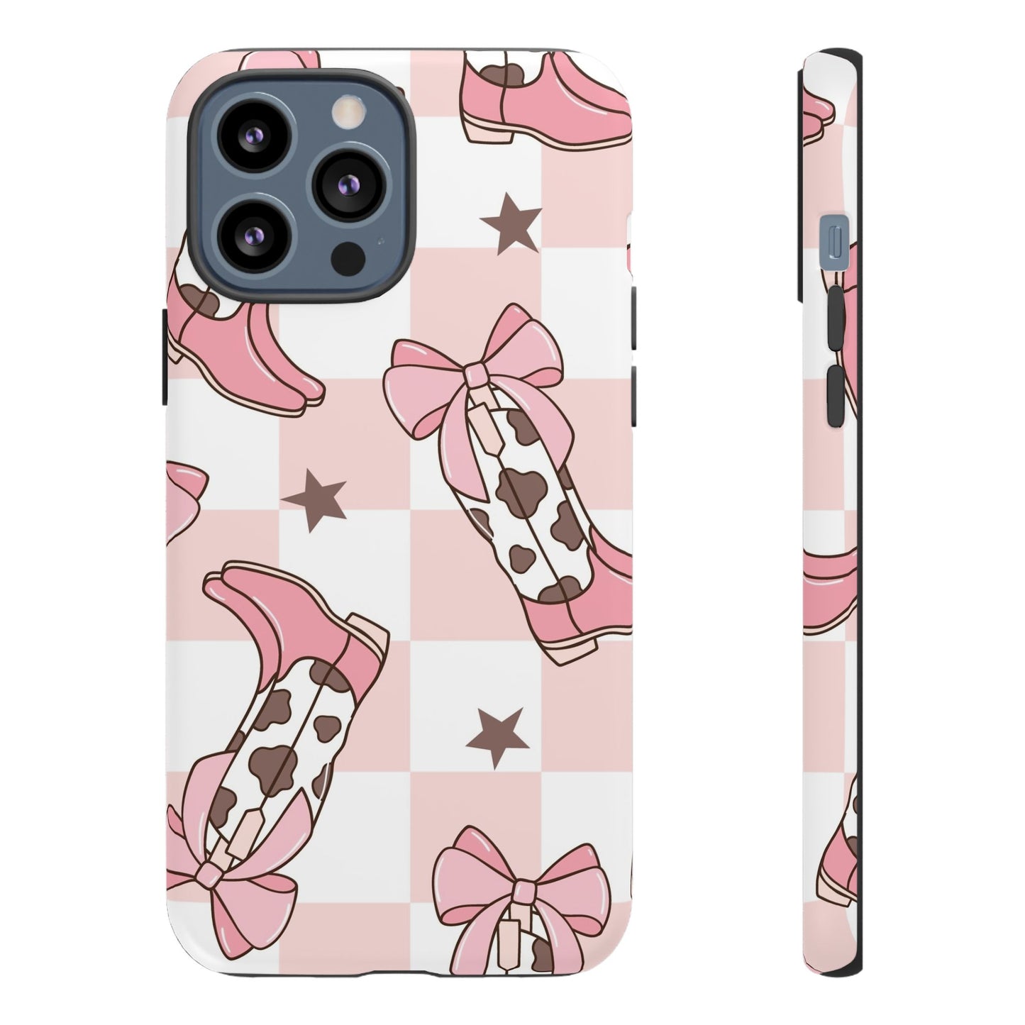 Cowboy Boots and Bows Protective Phone Case
