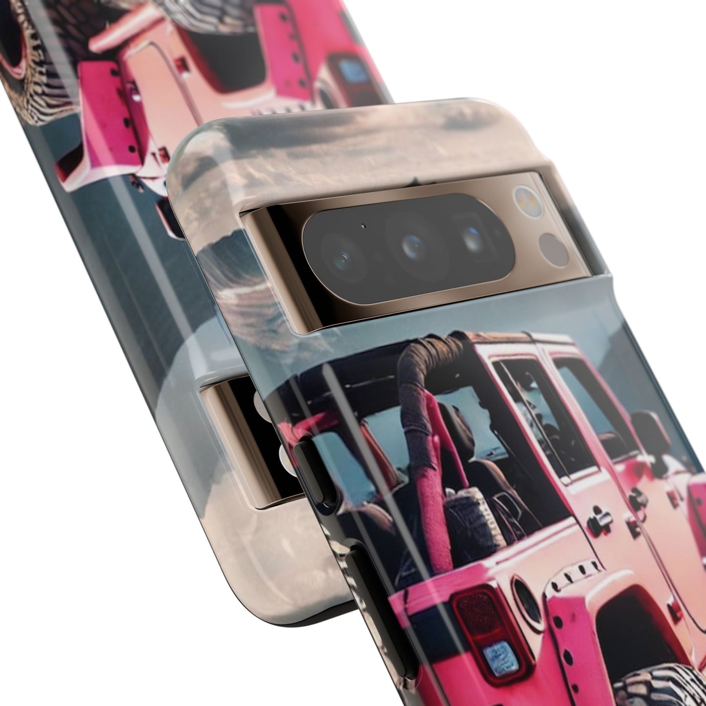 Pink Off Road Girl Phone Case