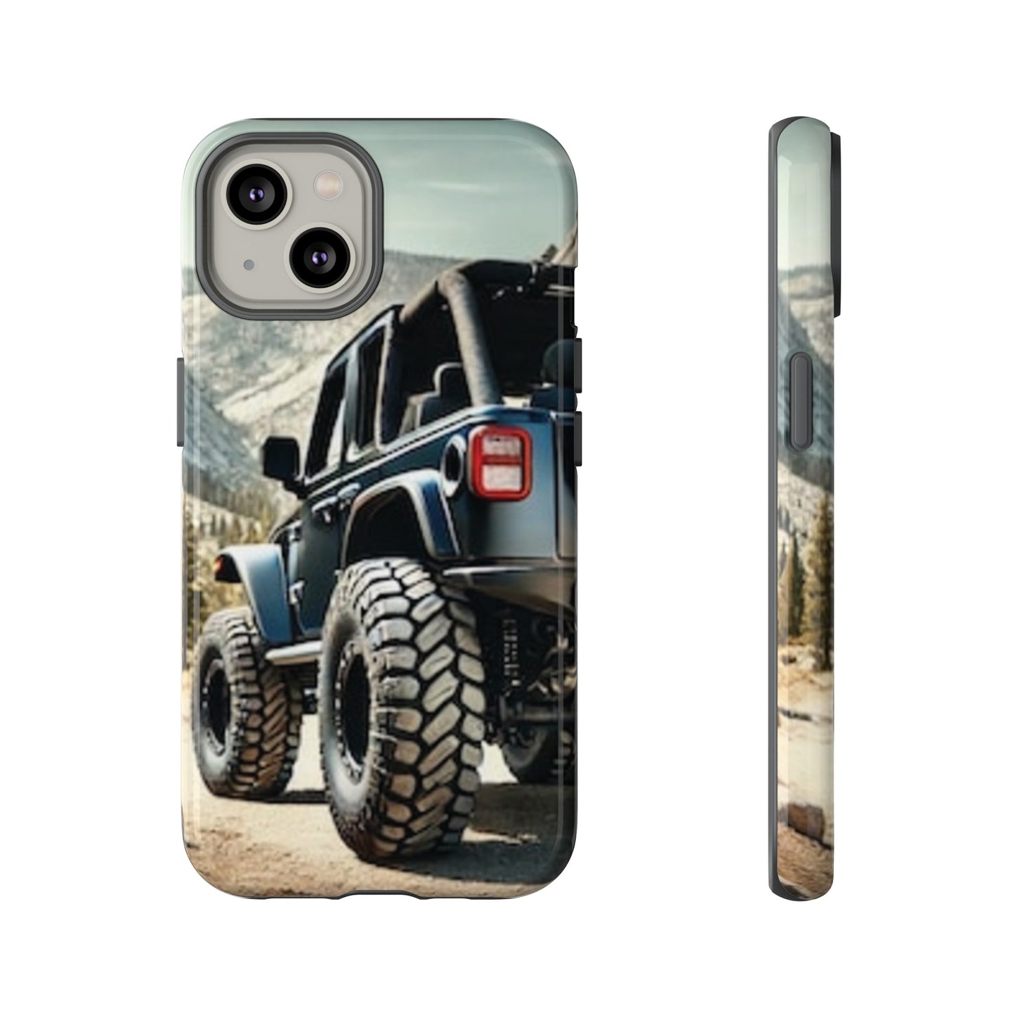 Blue Jeep Protective Phone Case