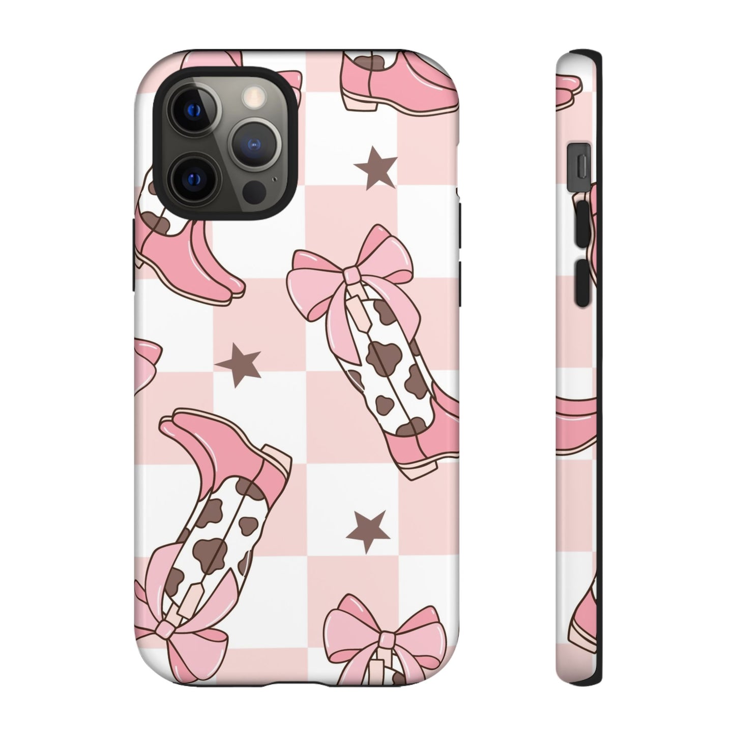 Cowboy Boots and Bows Protective Phone Case