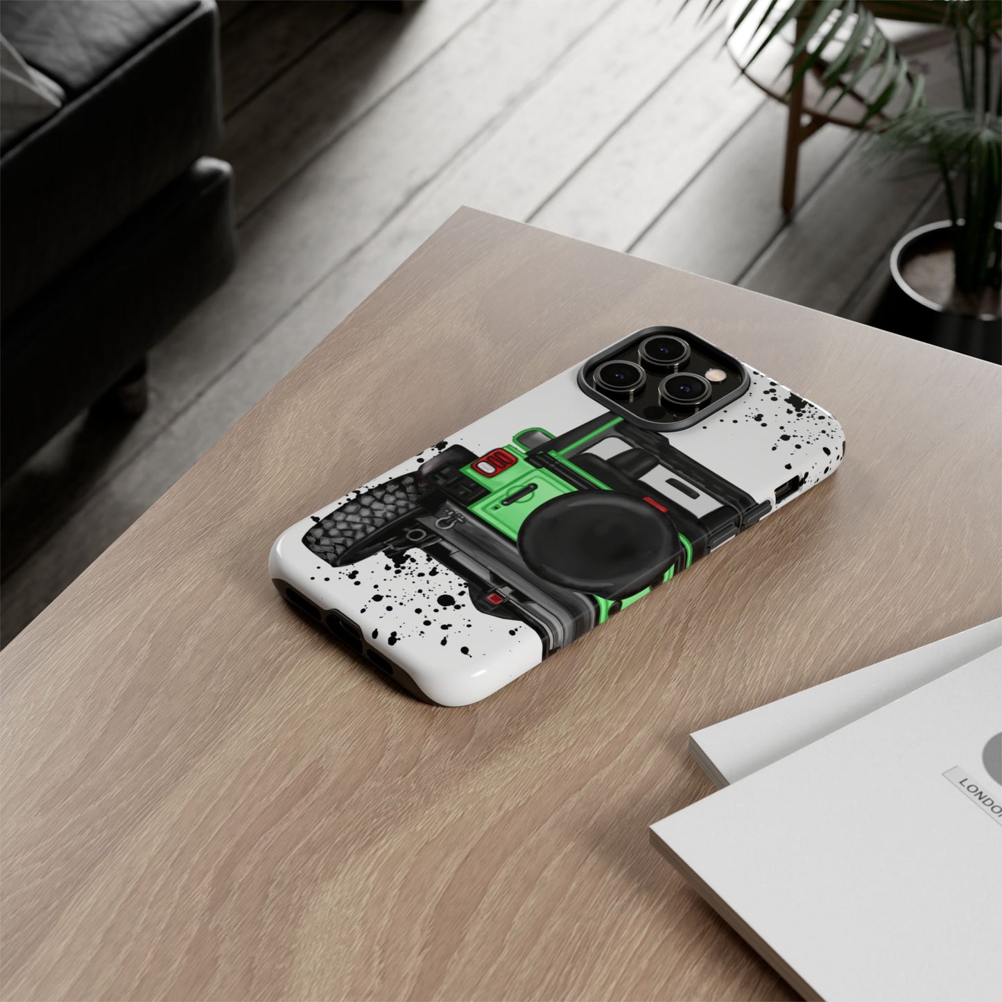 Off Road Life Green Protective Case for Iphone, Google and Samsung