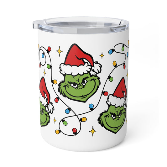 Grinchmas Lights Insulated Coffee Mug, 10oz