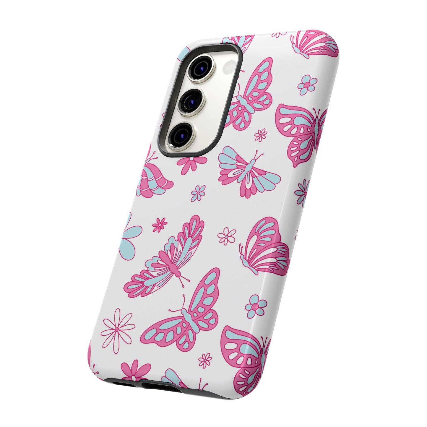 Pastel Butterflies Protective Phone Case