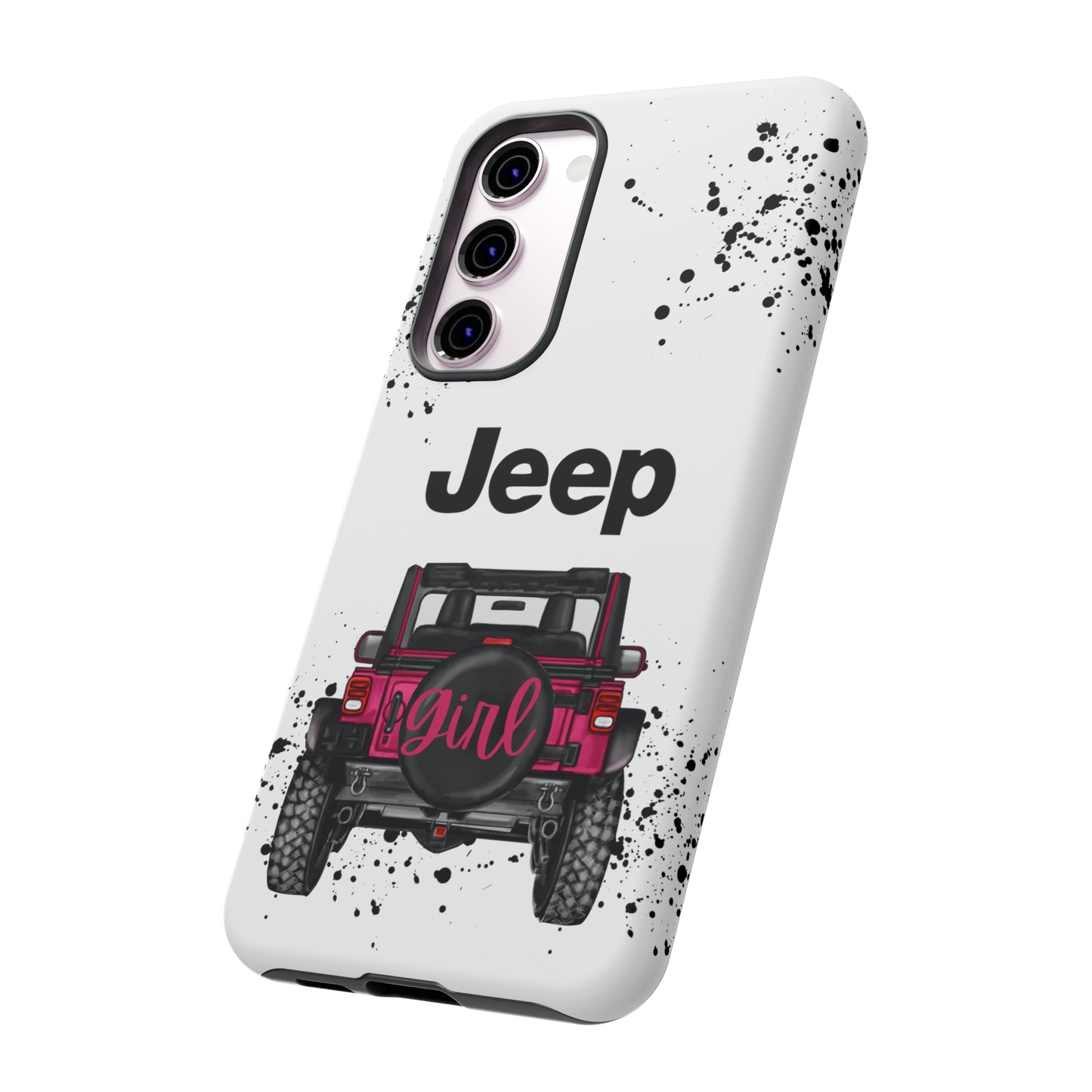 Off Road Girl Red Protective Case for Iphone, Google and Samsung Phones