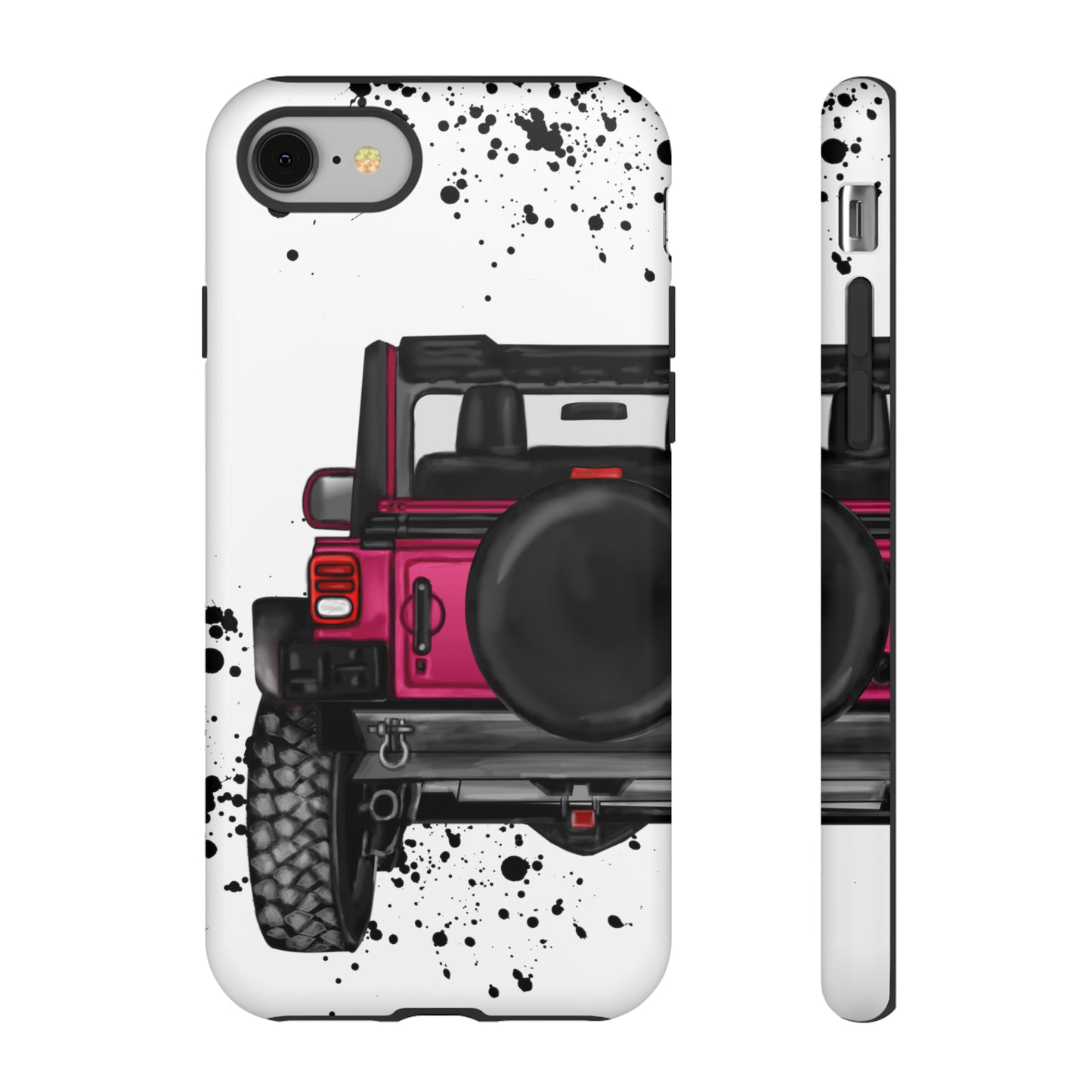 Off Road Life Dark Pink Protective Case for Iphone, Google and Samsung