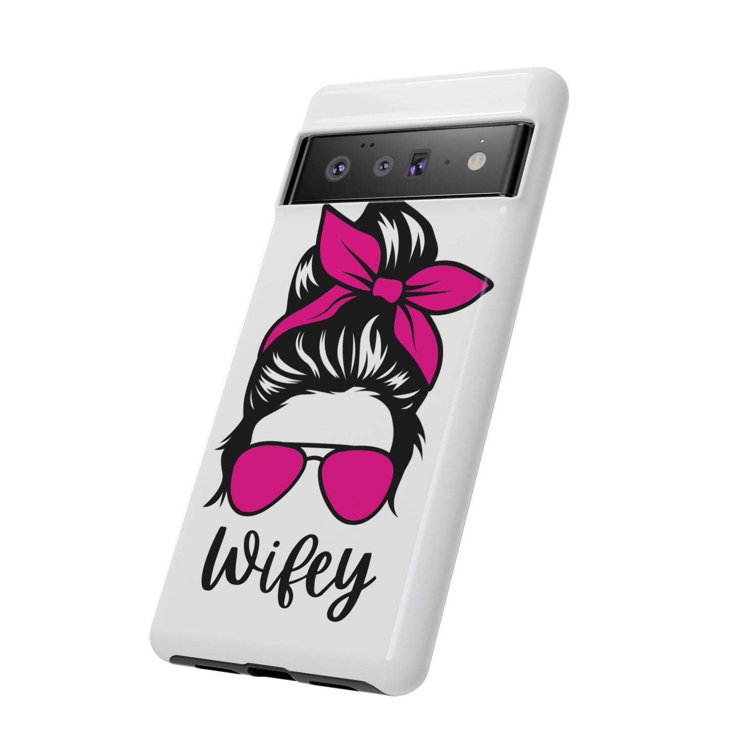 Pink Wifey Protective Case for IPhone, Samsung and Google
