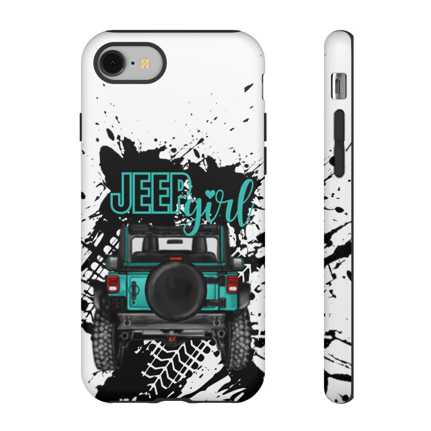 Off Road Girl Turquoise Tough Cases