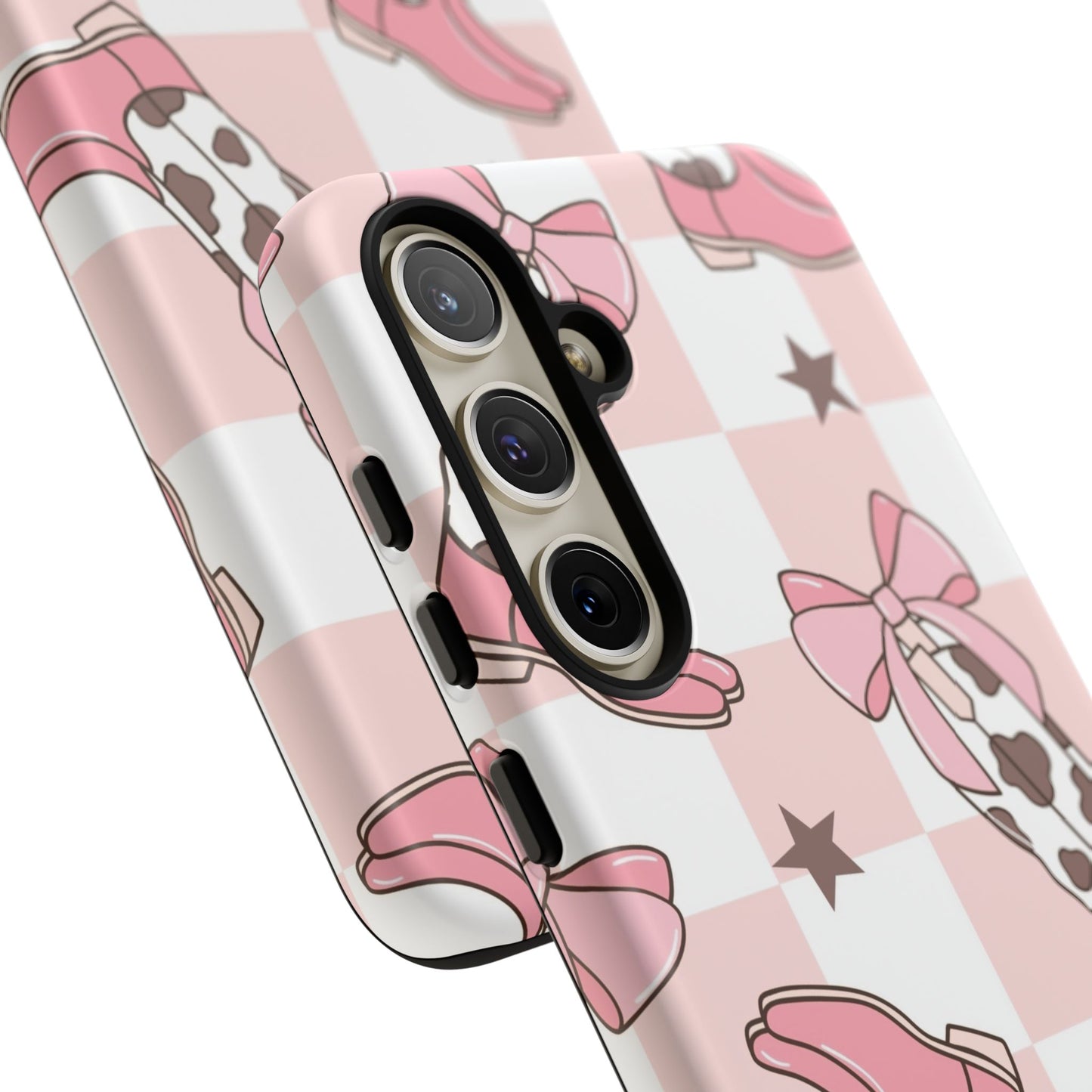 Cowboy Boots and Bows Protective Phone Case