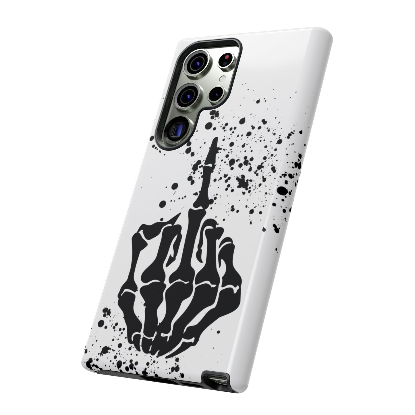 Skeleton, Finger Protective Case for Iphone, a Google and Samsung phones