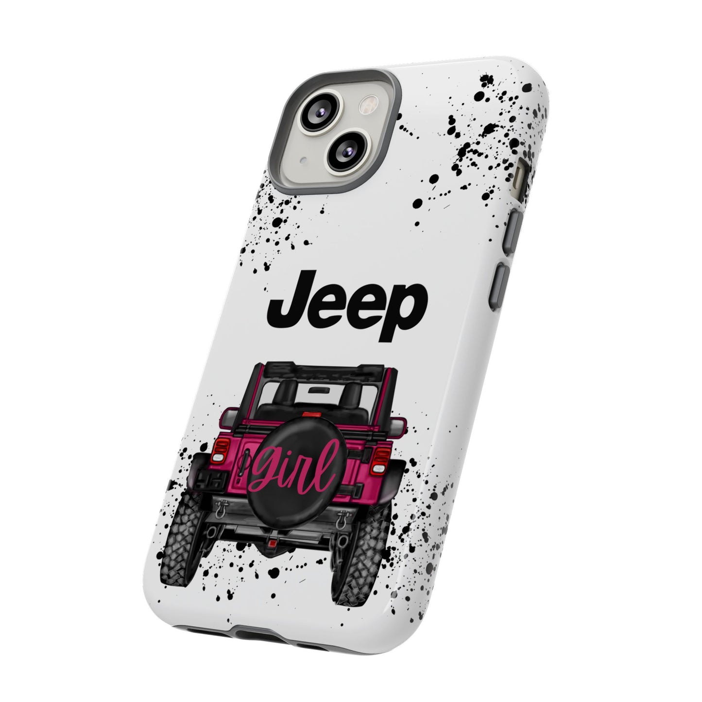 Off Road Girl Red Protective Case for Iphone, Google and Samsung Phones