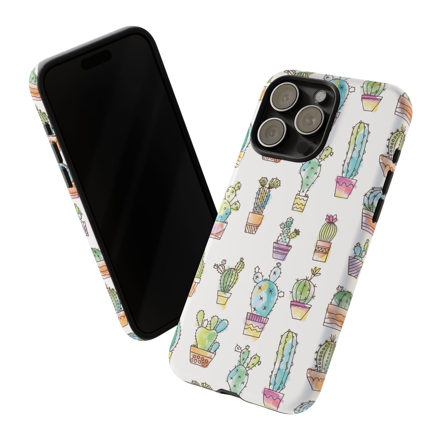 Pastel Cactus Love Phone Case