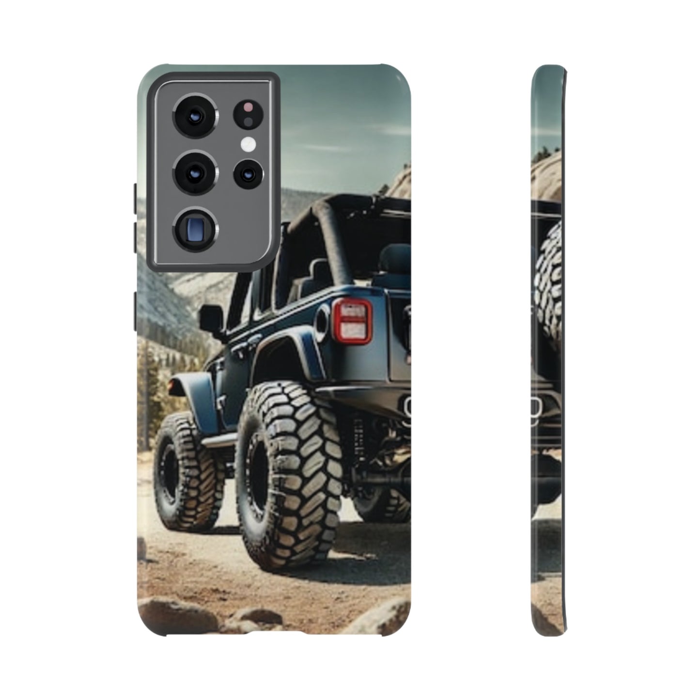 Blue Jeep Protective Phone Case