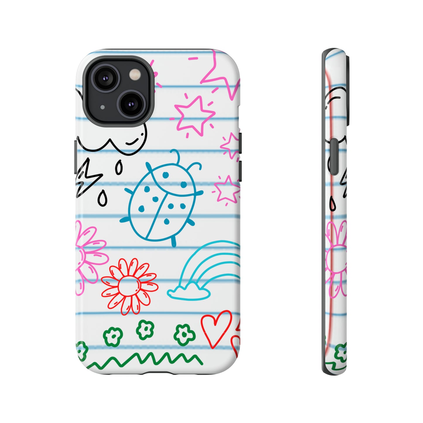 Kid Doodles Protective Phone Case for IPhone, Google and Samsung phones