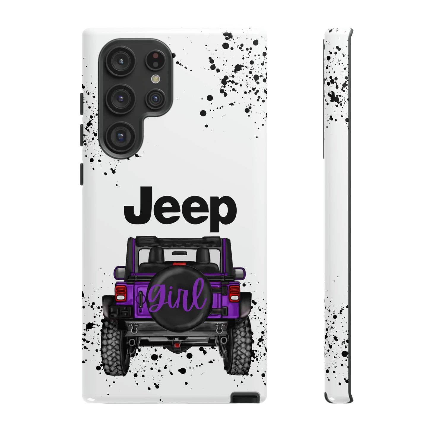 Off Road Girl Dark Purple Protective Case for Iphone, Google and Samsung Phones