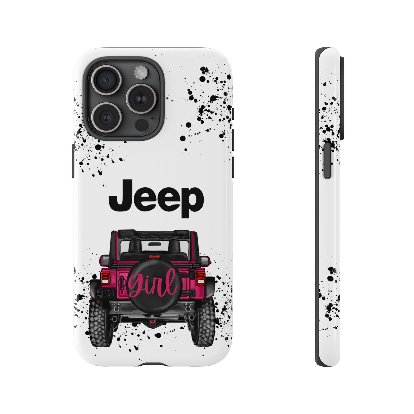 Off Road Girl Red Protective Case for Iphone, Google and Samsung Phones