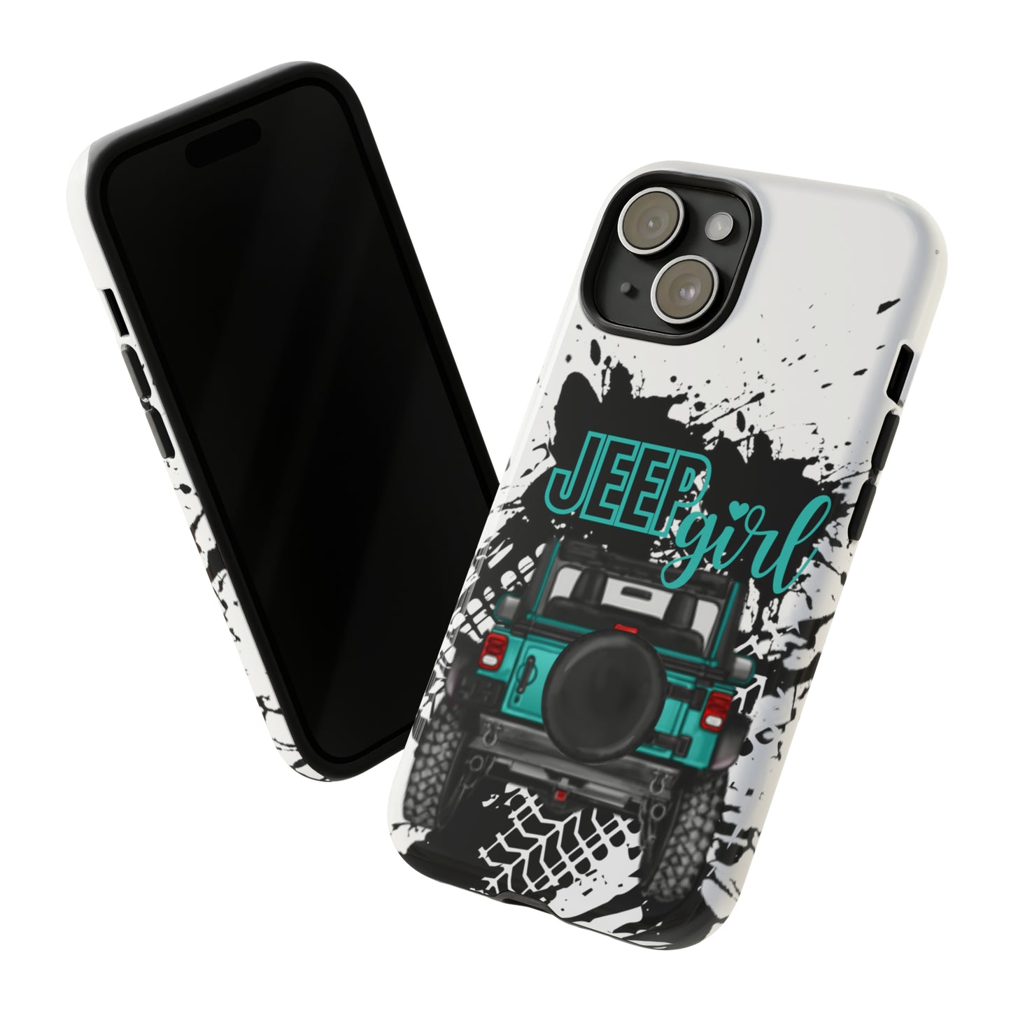 Off Road Girl Turquoise Tough Cases