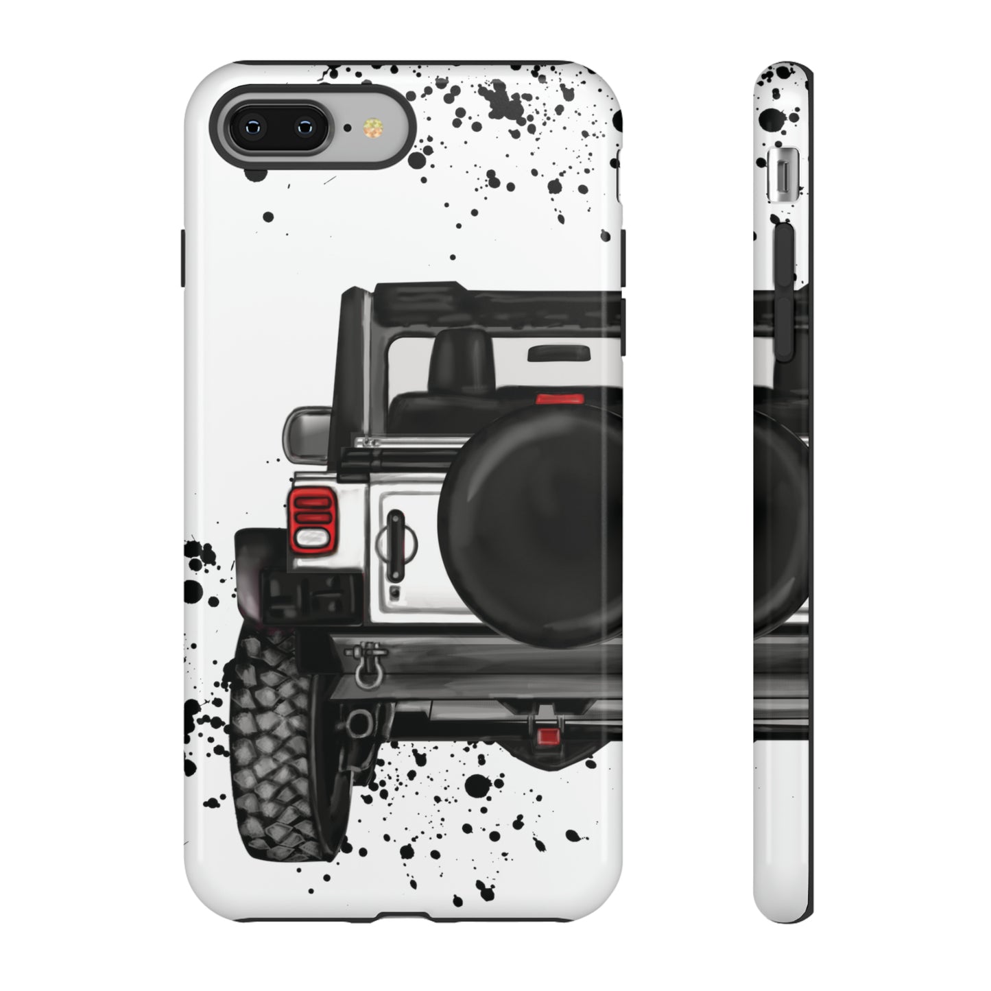 Off Road Life White Protective Case for Iphone, Google and Samsung