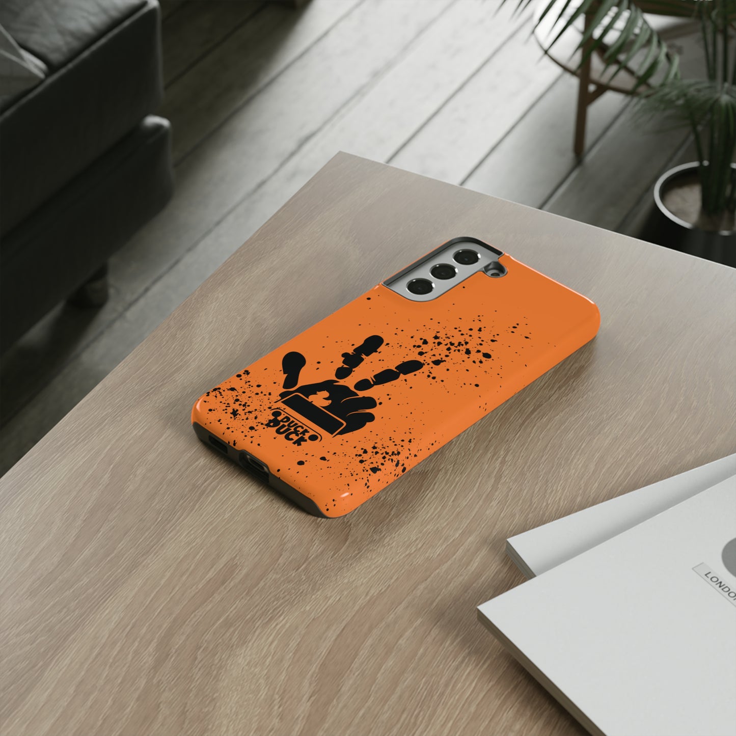 Duck Duck Orange Protective Phone Case for IPhone, Samsung and Google Phones