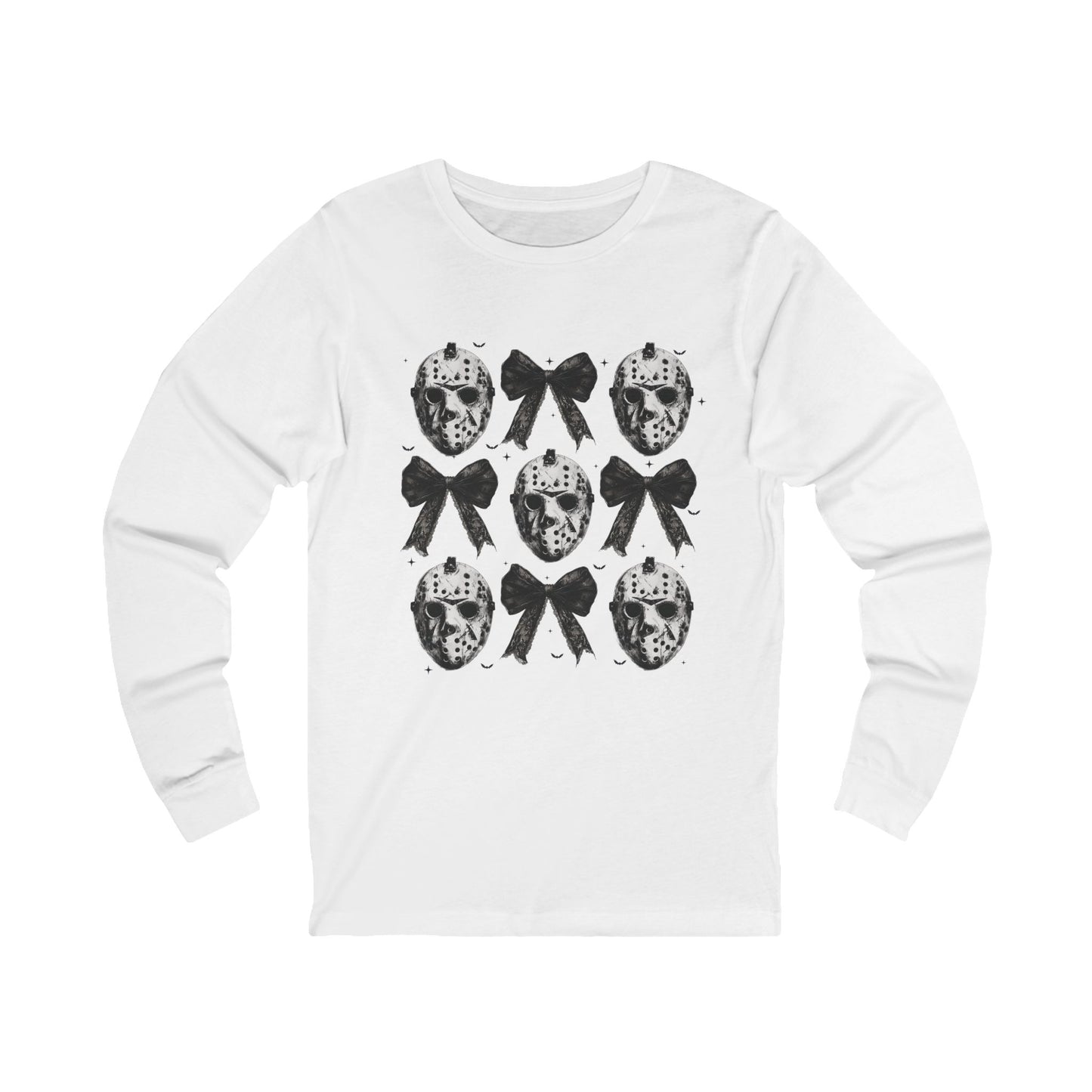 Jason Voorhees Bows Unisex Jersey Long Sleeve Tee