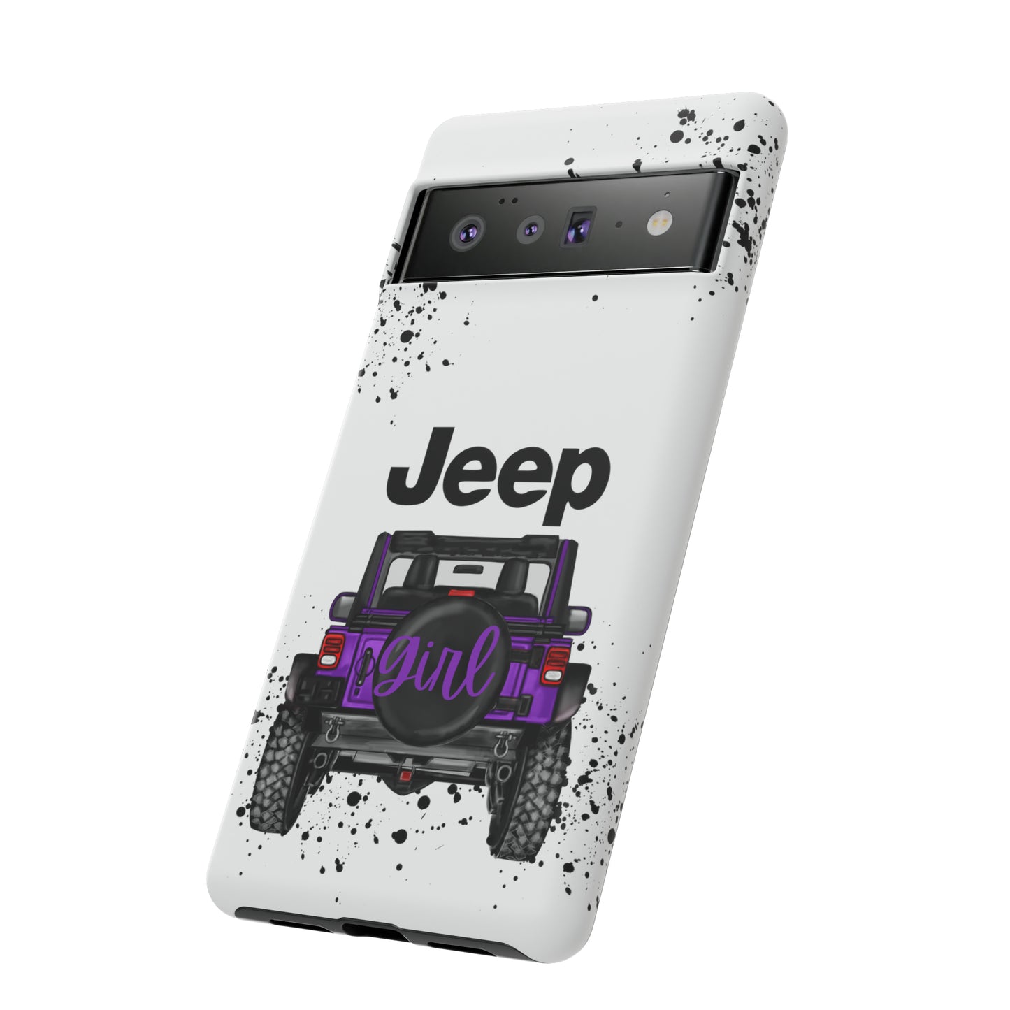 Off Road Girl Dark Purple Protective Case for Iphone, Google and Samsung Phones