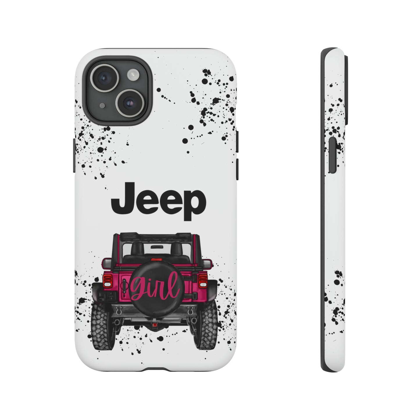 Off Road Girl Red Protective Case for Iphone, Google and Samsung Phones