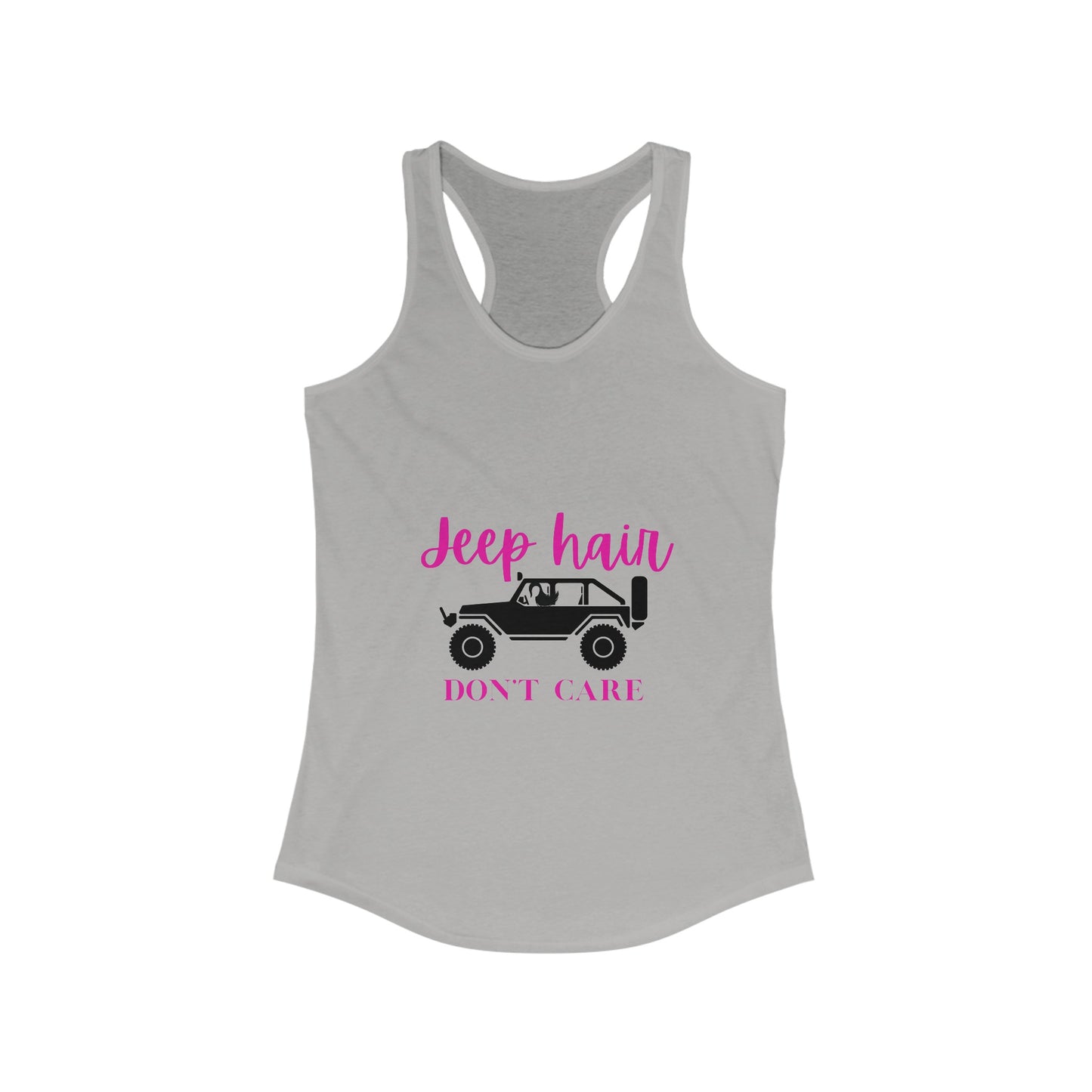 Jeep Hair Don't Care Racerback Tank