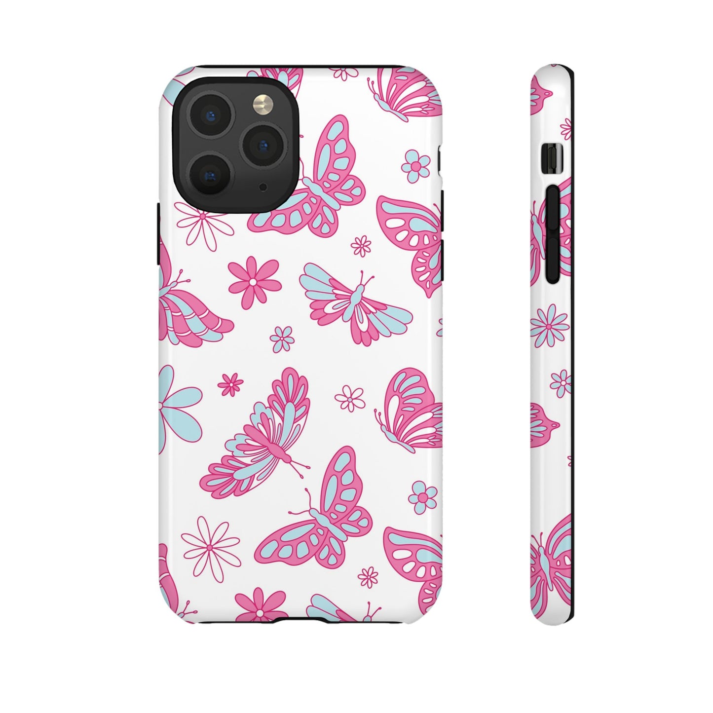 Pastel Butterflies Protective Phone Case
