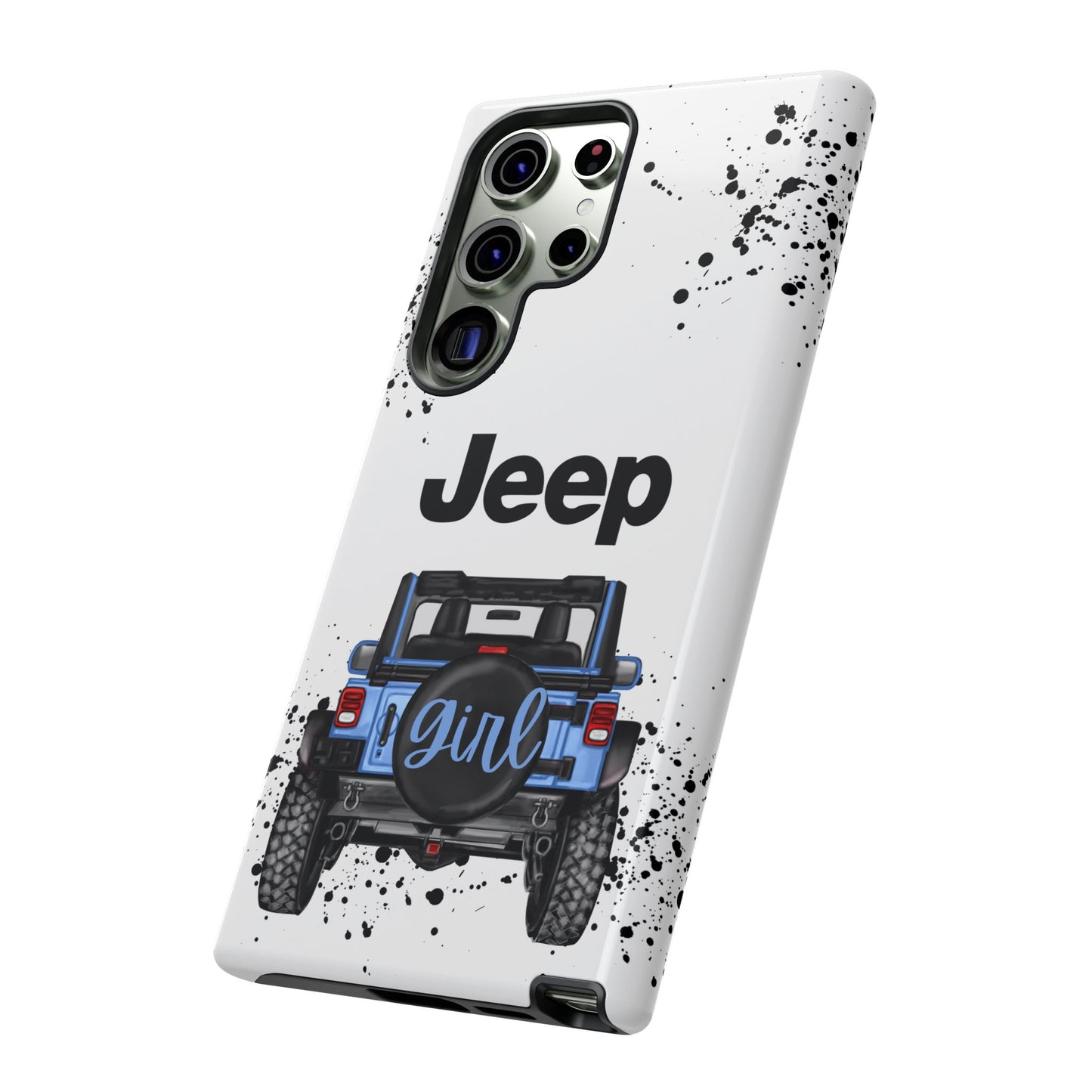 Off Road Girl Light Blue Protective Case for Iphone, Google and Samsung Phones
