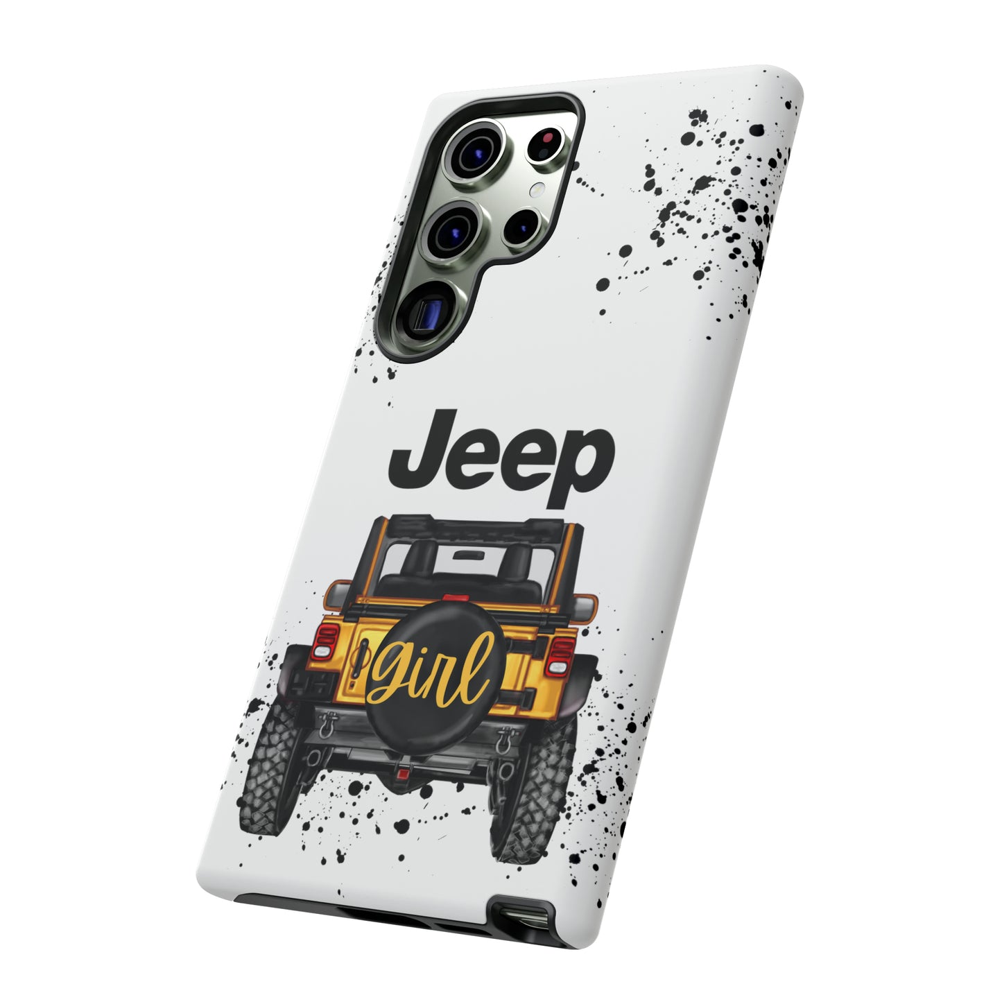 Off Road Girl Yellow Protective Case for Iphone, Google and Samsung Phones