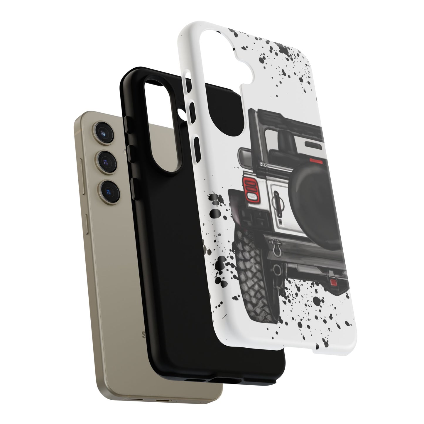 Off Road Life White Protective Case for Iphone, Google and Samsung
