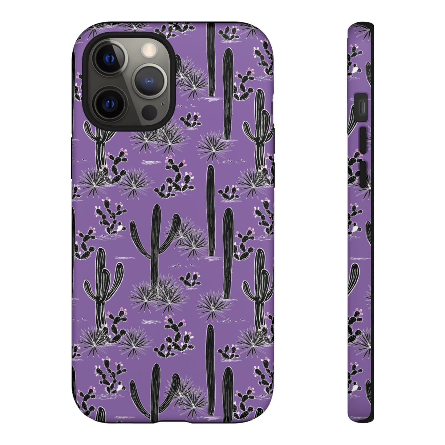 Purple Cactus Love Phone Case