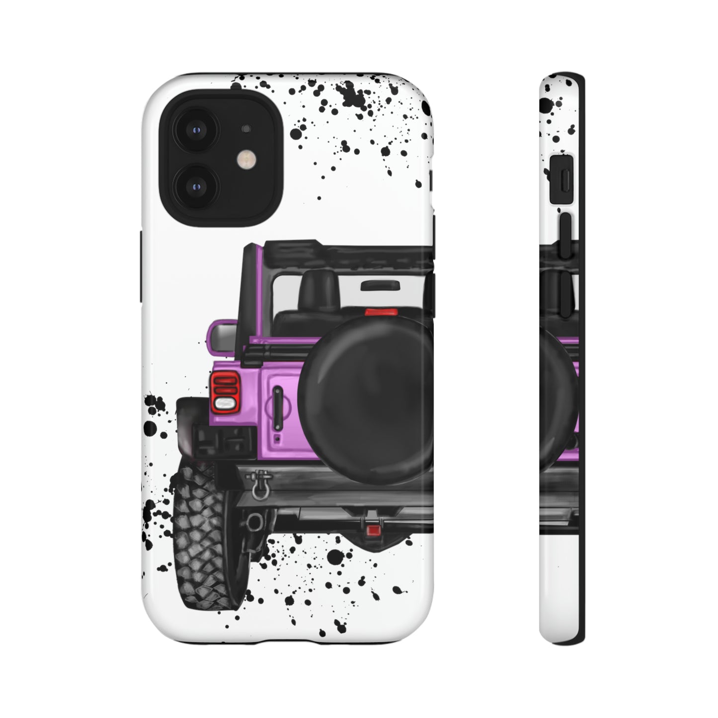 Off Road Life Charcoal Pink/Light Purple Protective Case for Iphone, Google and Samsung