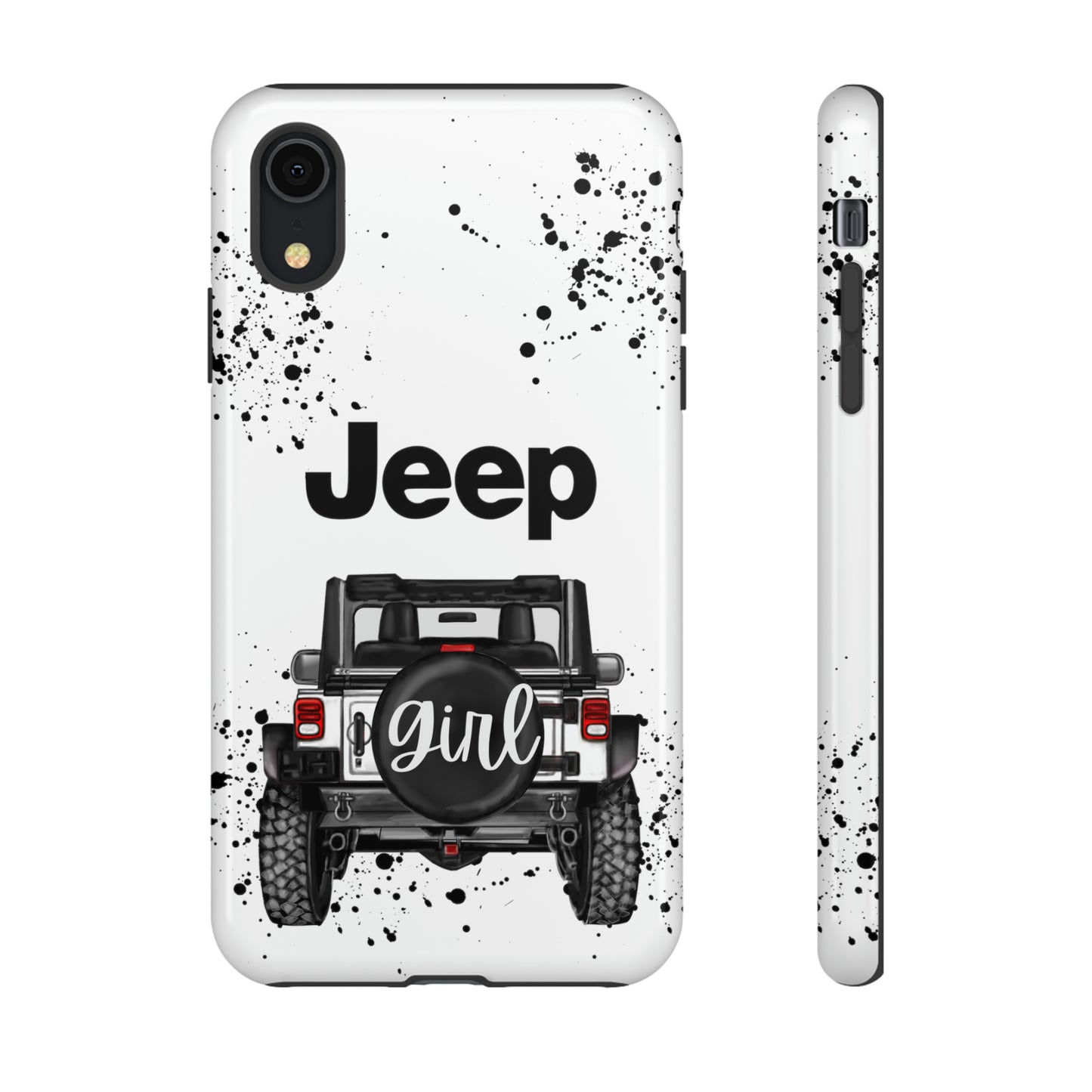 Off Road Girl White Protective Case for Iphone, Google and Samsung Phones