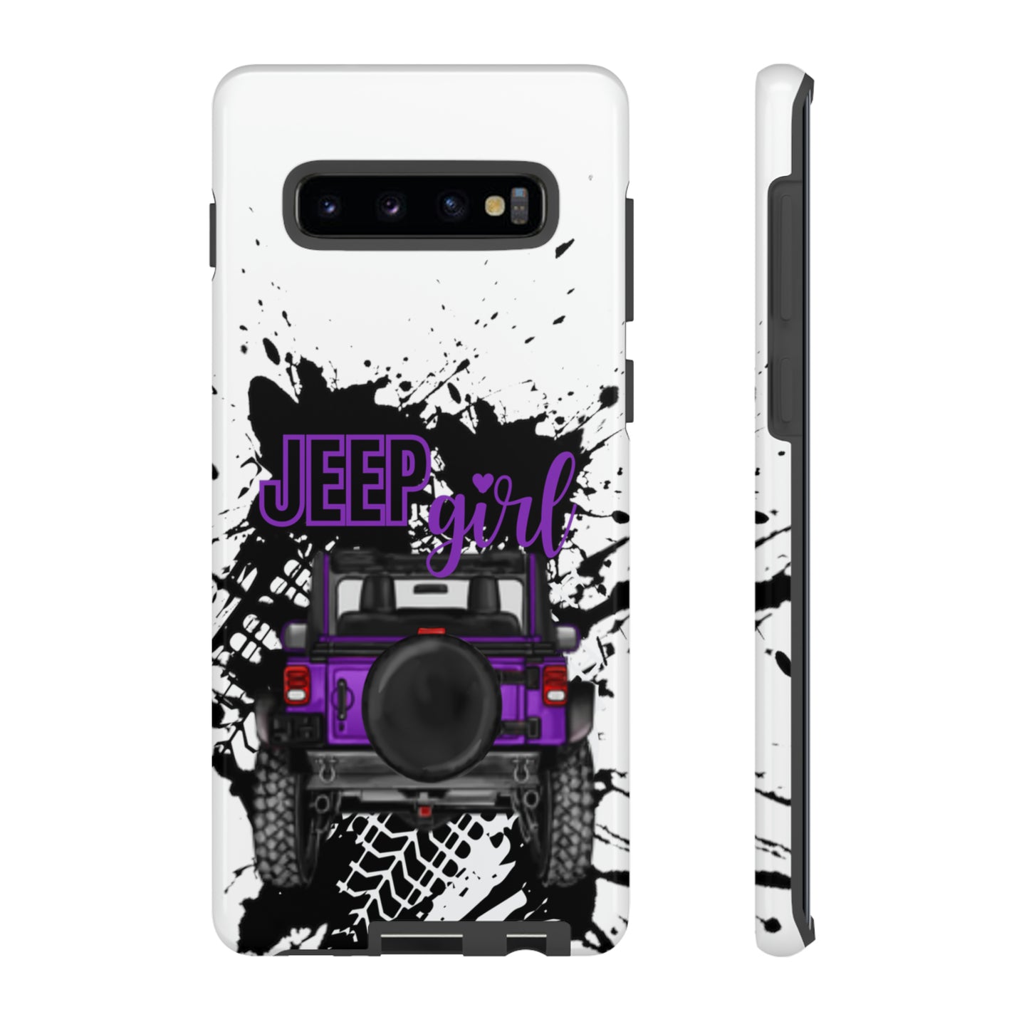 Off Road Girl Purple Tough Cases