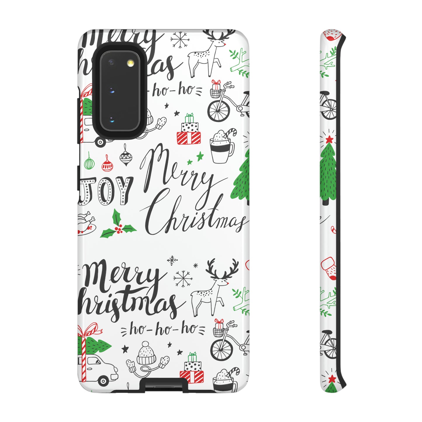 Merry Christmas Protective Phone Case for Iphone, Samsung and Google Phones