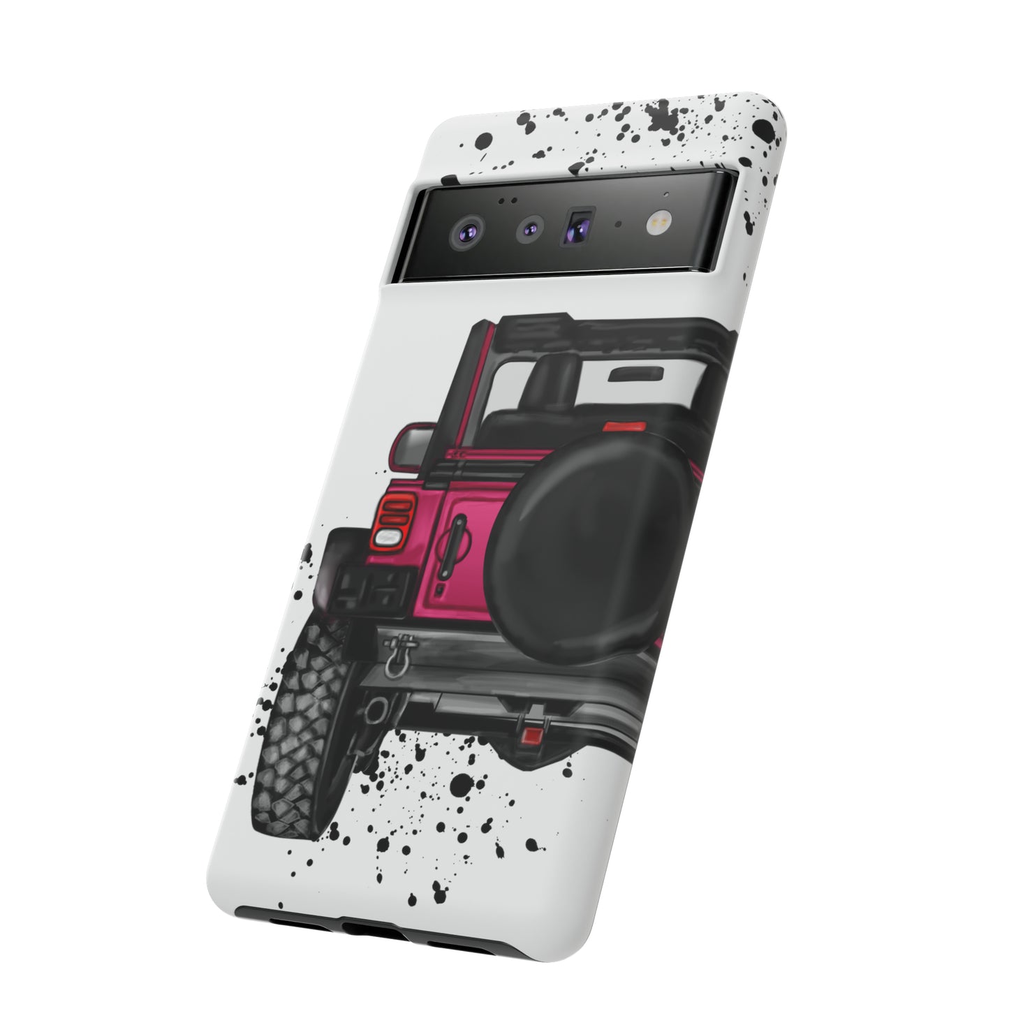 Off Road Life Dark Pink Protective Case for Iphone, Google and Samsung