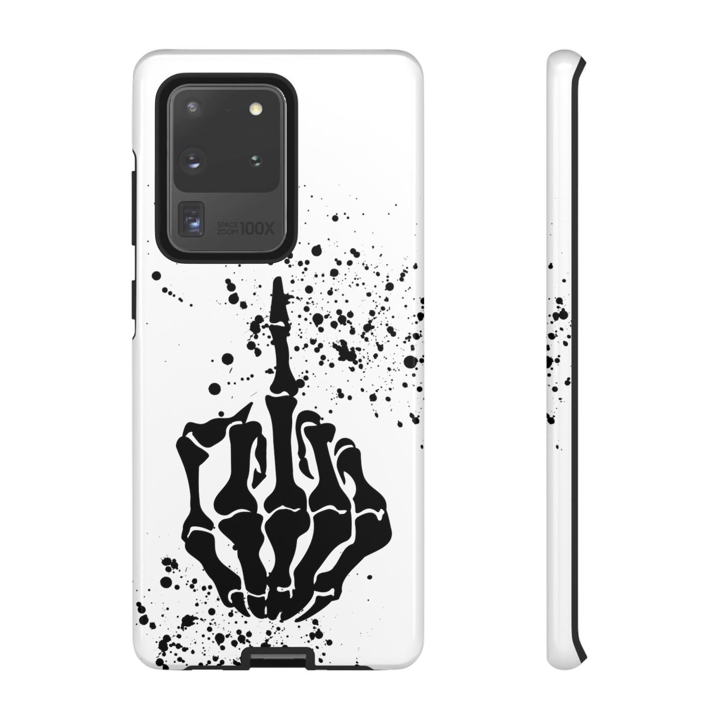 Skeleton, Finger Protective Case for Iphone, a Google and Samsung phones