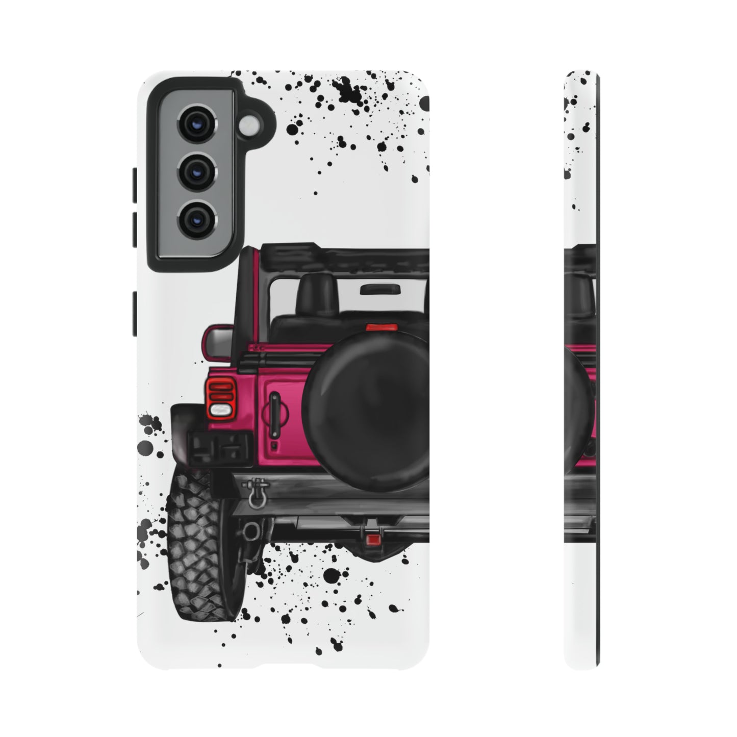 Off Road Life Dark Pink Protective Case for Iphone, Google and Samsung