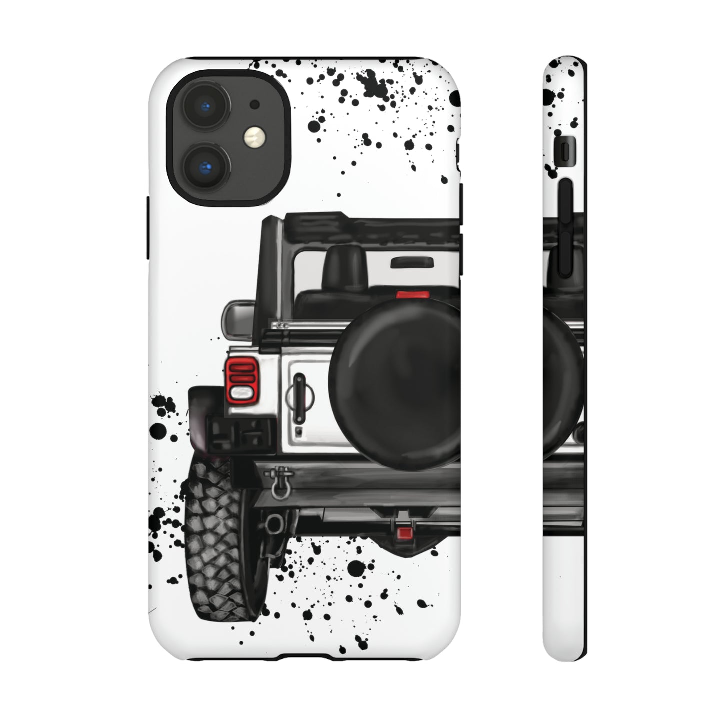 Off Road Life White Protective Case for Iphone, Google and Samsung