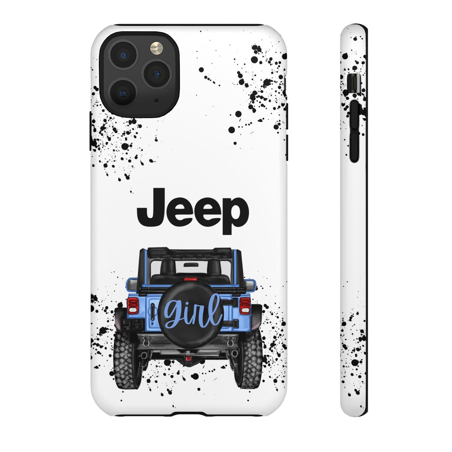 Off Road Girl Light Blue Protective Case for Iphone, Google and Samsung Phones