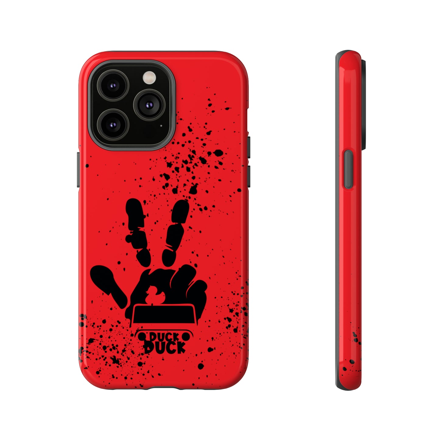 Duck Duck Red Protective Phone Case for IPhone, Samsung and Google Phones