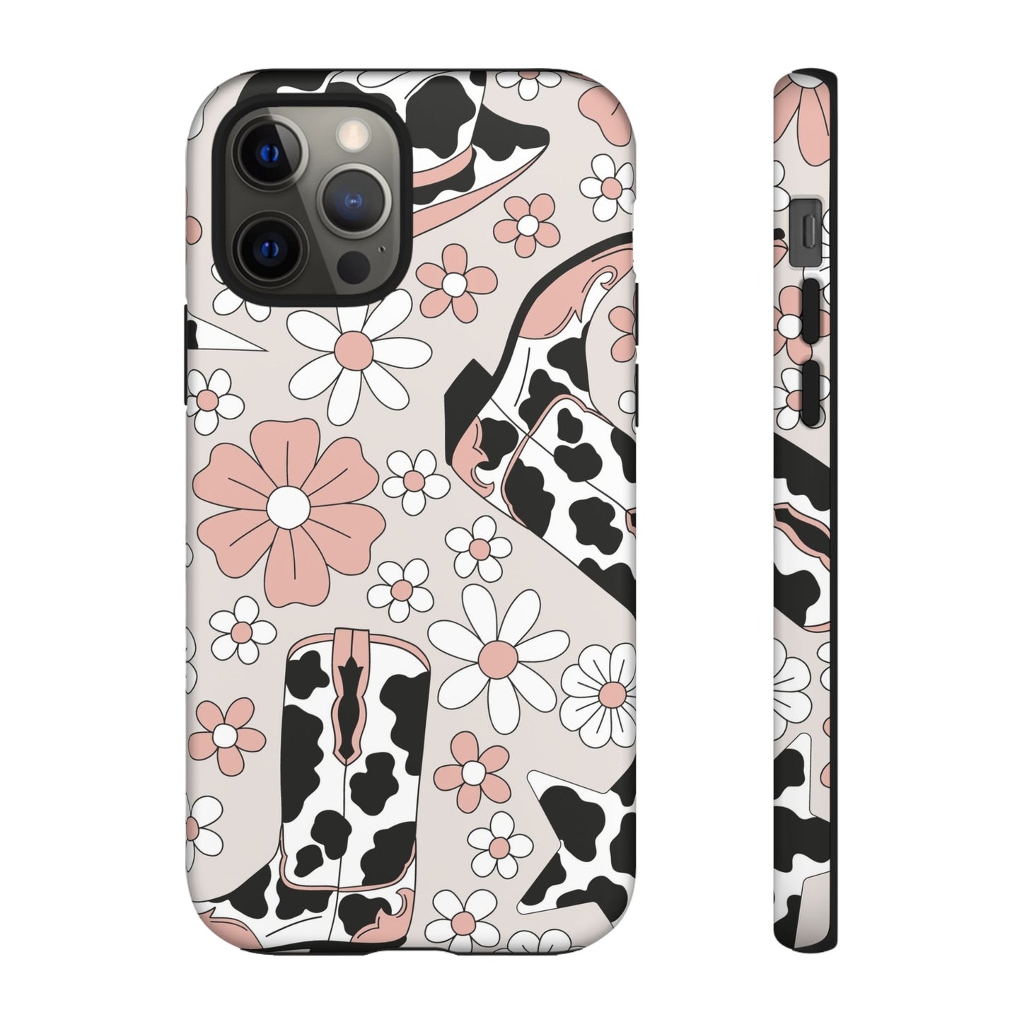 Western Flower Protective Phone Case for Google, Iphone and Samsung Phones