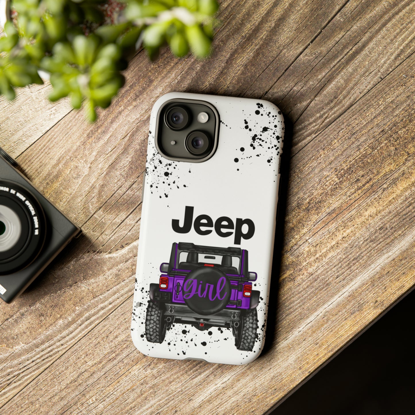 Off Road Girl Dark Purple Protective Case for Iphone, Google and Samsung Phones