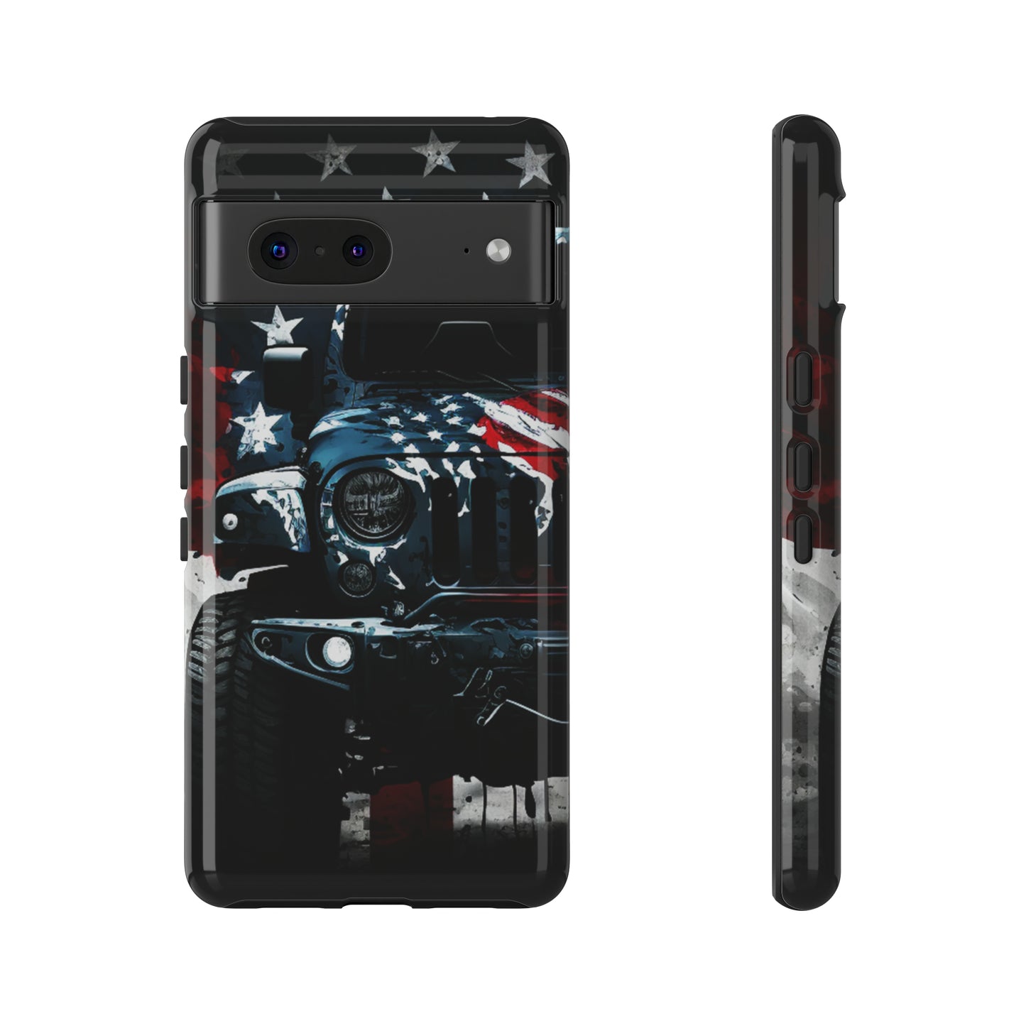 Off Roading Patriotic Protective Drop Proof Case Iphone, Samsung and Google phones