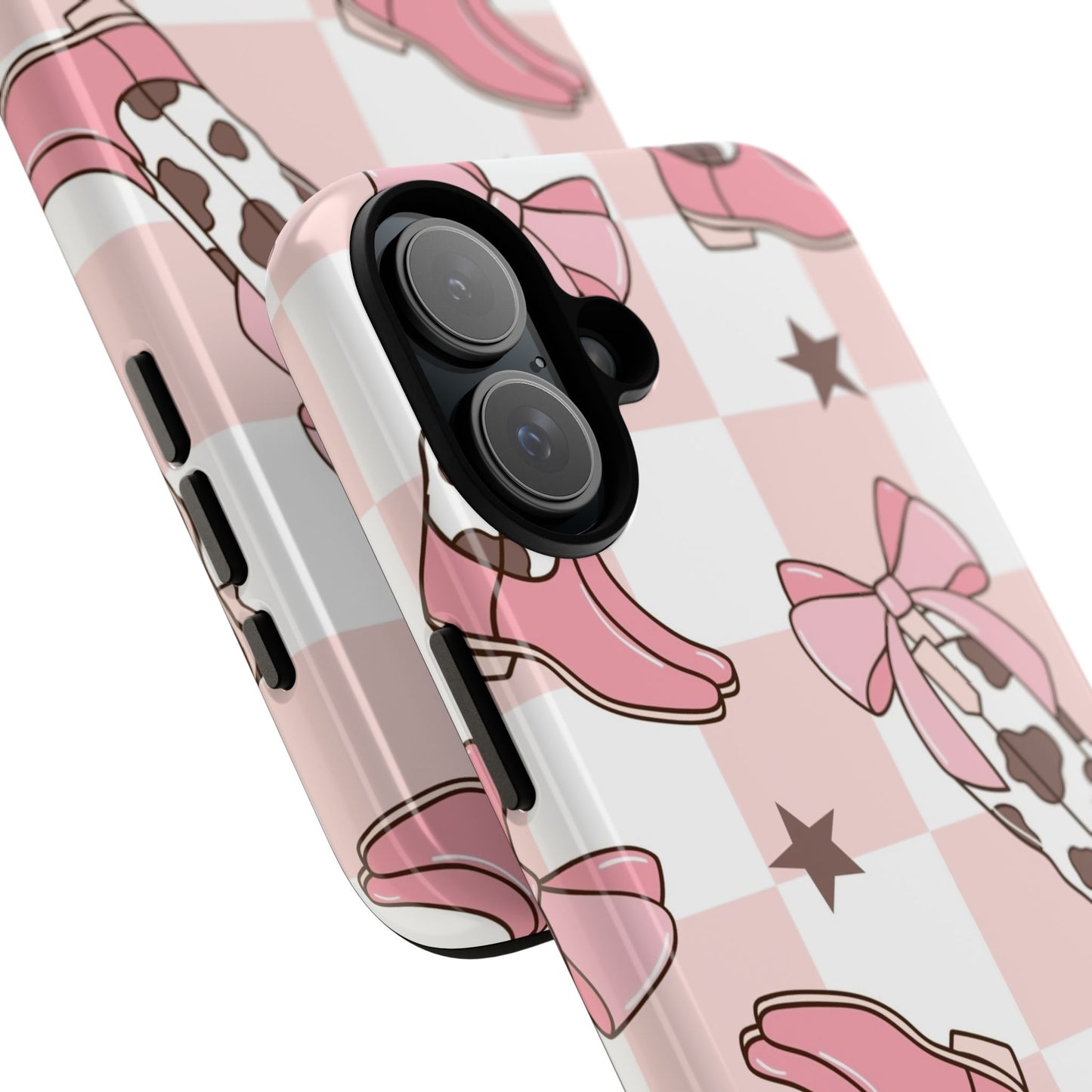 Cowboy Boots and Bows Protective Phone Case