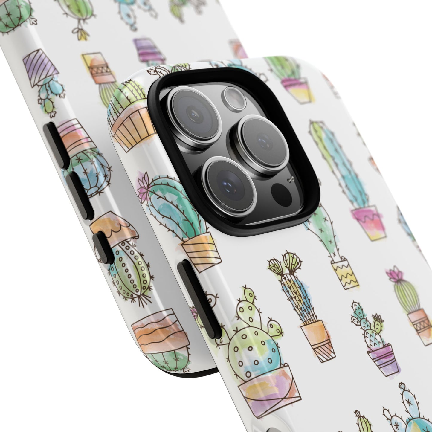 Pastel Cactus Love Phone Case