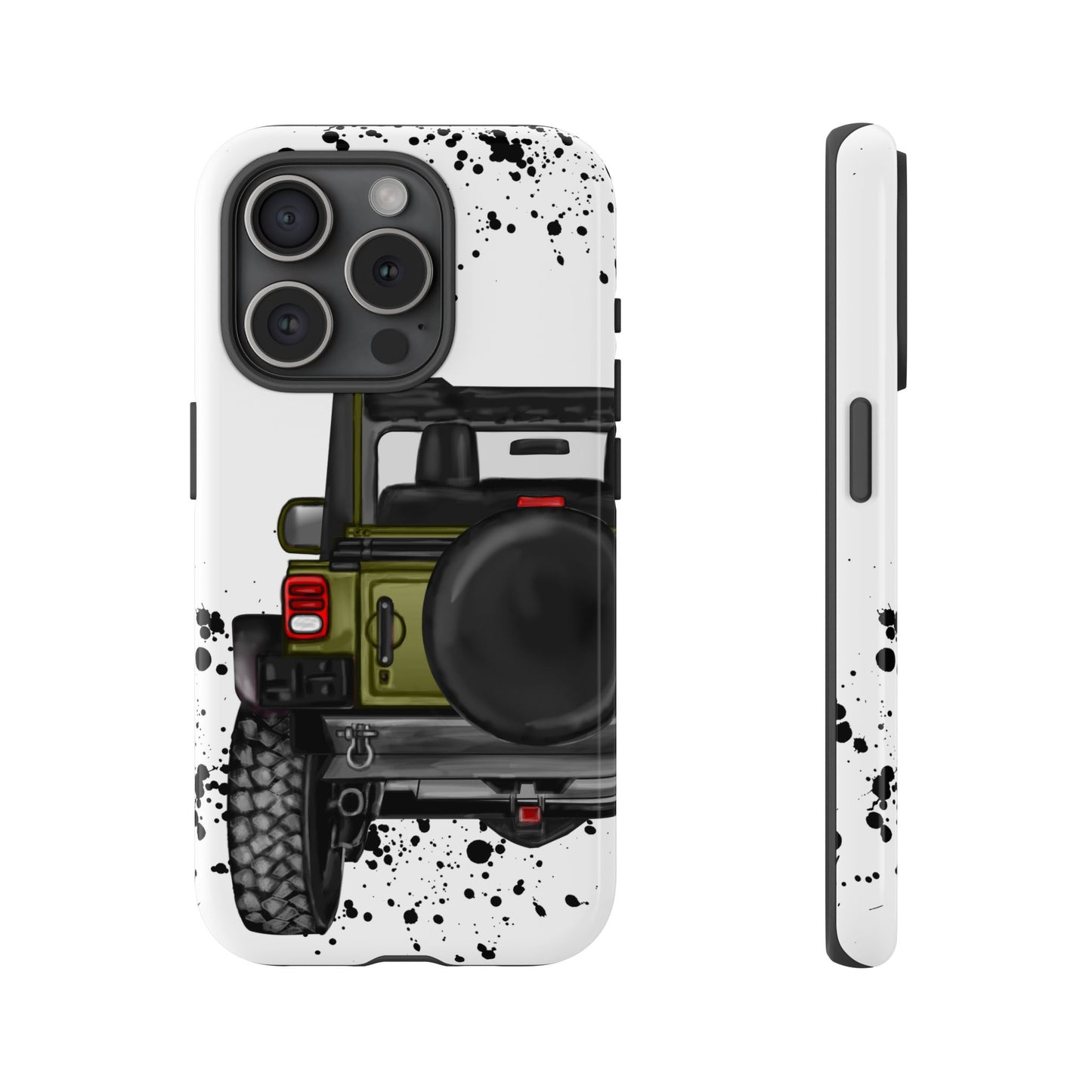 Off Road Life Army Green Protective Case for Iphone, Google and Samsung