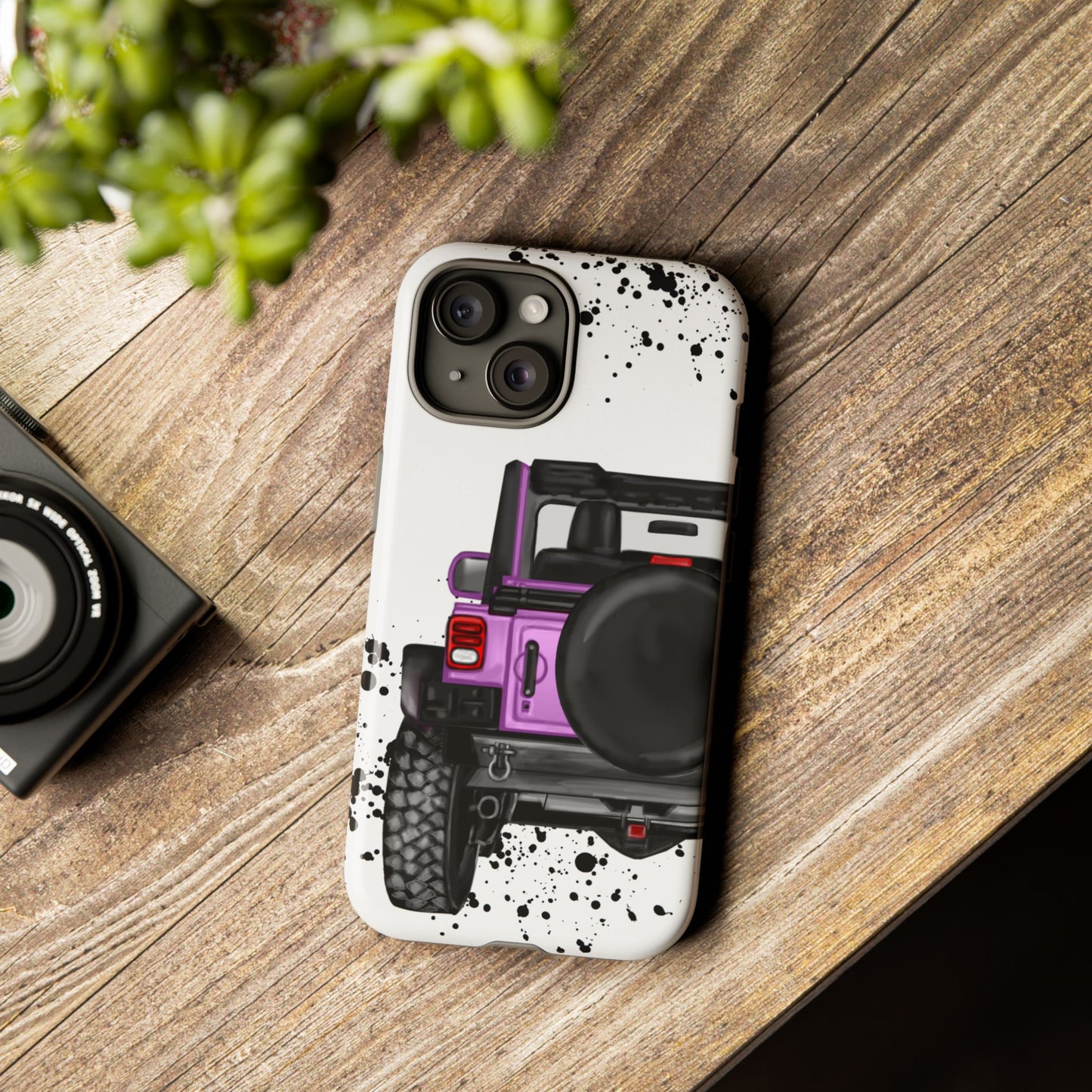Off Road Life Pink/Light Purple Protective Case for Iphone, Google and Samsung