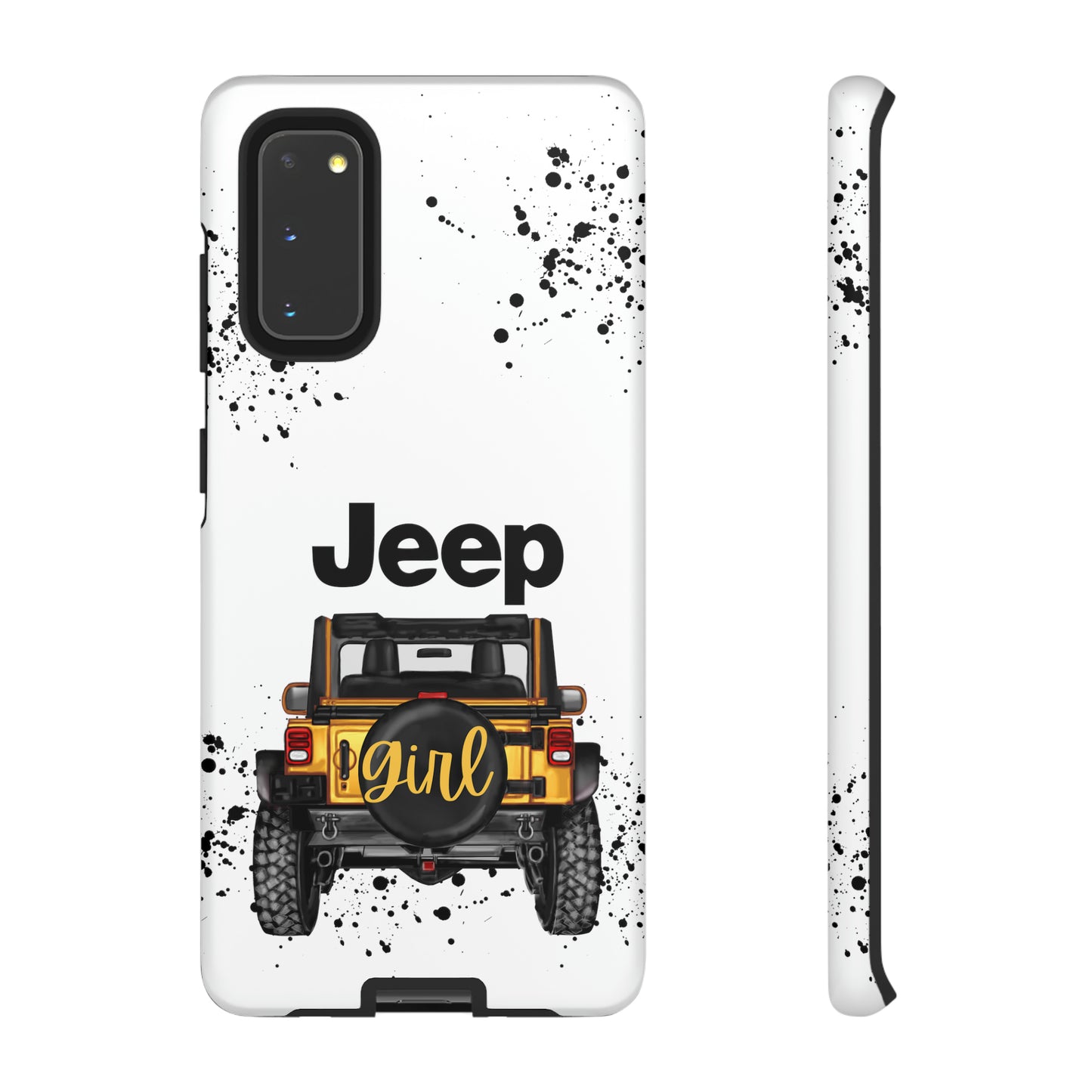 Off Road Girl Yellow Protective Case for Iphone, Google and Samsung Phones